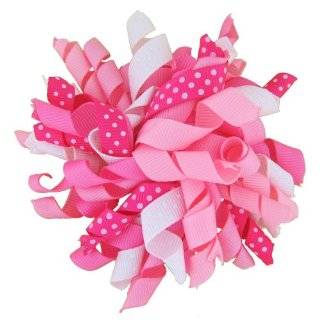   Bow Boutique Style Hairbow on Alligator Clip for Infant Baby to