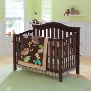  Mod Pod Pop Monkey 4 Piece Crib Bedding Set Baby