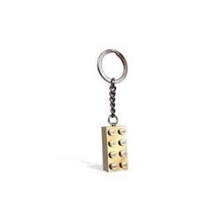 LEGO Keychain 2x4 Stud Gold