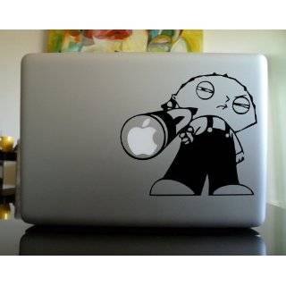  Apple macbook vinyl decal   Stewie Family Guy