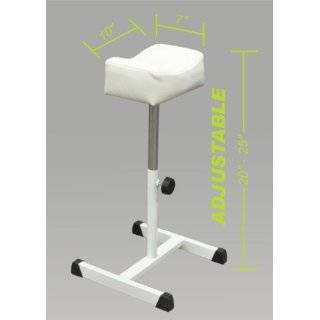 NeW WHITE Leg Rest Height Adjustable Pedicure Portable Mobile 