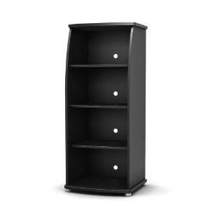   City Life Collection TV Stand, Pure Black 