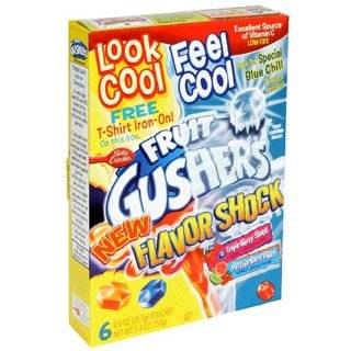 Fruit Gushers Fruit Flavored Snacks, Flavor Shock, 6 Count Pouches 
