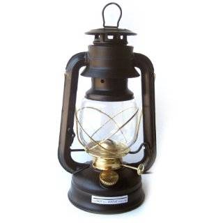 210 76000 Centennial Brass Trim Oil Lantern, Black