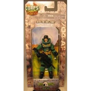  Lanard The Corps Special Forces 4 inch figs   Set of 8 