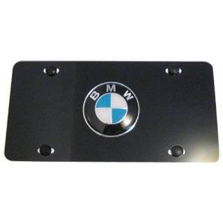  BMW License Frame   BMW name on BLACK Frame Automotive