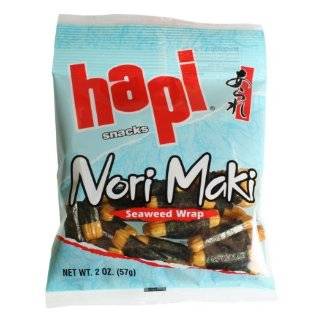 Hapi Snacks Nori Maki   Seaweed Wrap  Grocery & Gourmet 