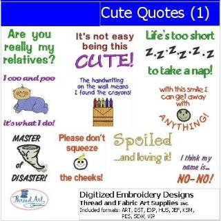 Digitized Embroidery Designs   Cute Quotes(1)