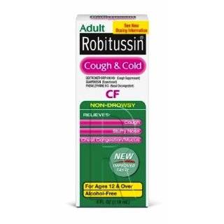  ROBITUSSIN CF MAX+CGH/CLD NITE 2X4 OZ Health & Personal 