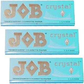 Glass All Natural 1.25 Clear Cigarette Rolling Papers, 3 Packs of 50 
