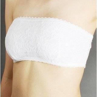  Womens Padded Stretch Tube Top / Camisole Bandeau Bra with 