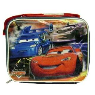  Disney Pixar Cars 2 3D Lightning McQueen Lunch Box Toys 