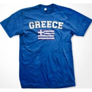 Greece Flag, Ringer Style T Shirt, Hellas, Hellenic Pride 