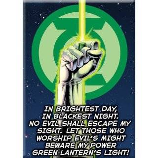   Comics Green Lantern Blackest Night Star Sapphire Oath Magnet 29578DC