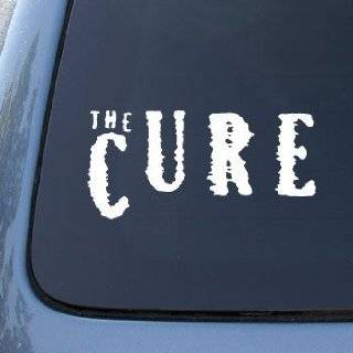  THE CURE BAND WHITE LOGO VINYL DECAL STICKER Everything 