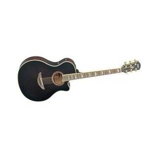  Yamaha LLX6A Acoustic Electric Guitar, Black Musical 