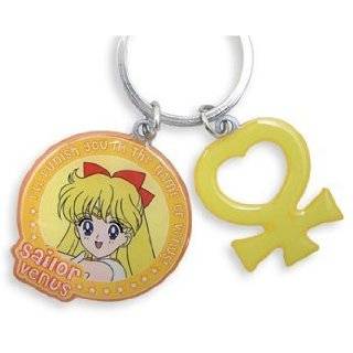 Sailor Moon Sailor Venus & symbol metal keychain