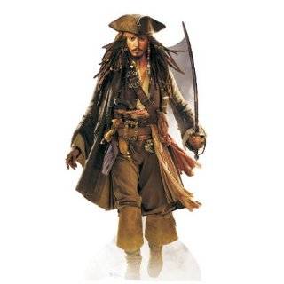 Capt Jack Sparrow fron Pirates Cardboard Cutout Standee Standup