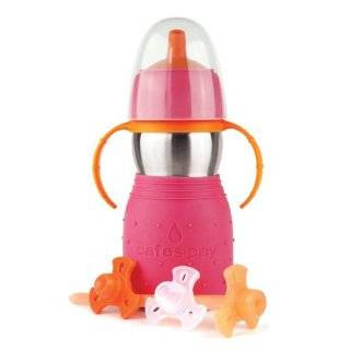 The Safe Sippy 2 2 in 1 Sippy to Straw Bottle, Pink