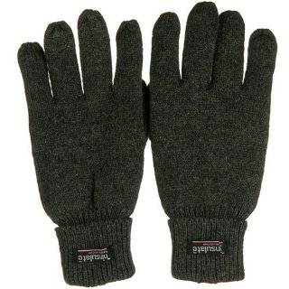  Mens Wool Tinsulated Glove   Charcoal Grey W20S39B 