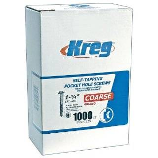 Kreg SML C125 1 1/4 Inch No. 2 Coarse Screw (1000 Pack)