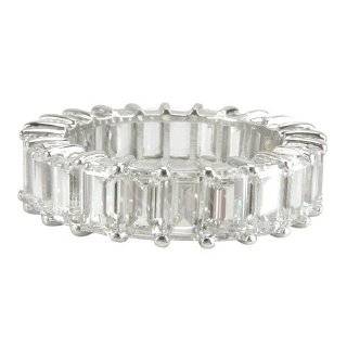  Kharlyns Princess Cut CZ Eternity Band Ring Emitations Jewelry