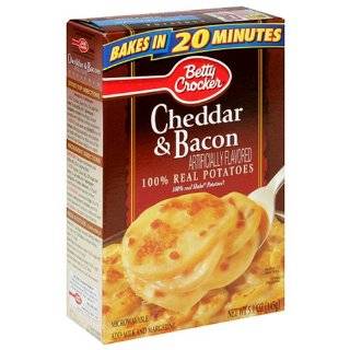 Betty Crocker Cheddar & Bacon Potatoes, 5.1 Ounce Boxes (Pack of 12)
