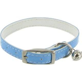   Patent Pet Dog or Cat Collar with Bell, 3/8 x 12, Red
