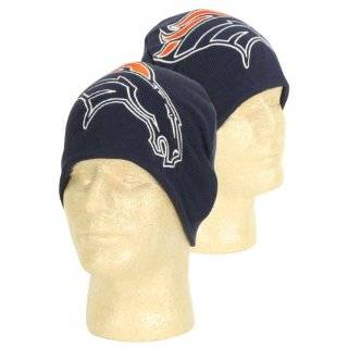 Denver Broncos Big Time Large Logo Winter Knit Beanie Hat