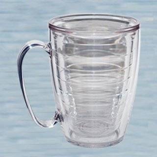   New Premium 15 oz. Clear Mug   Contains no Bisphenol A. (BPA FREE