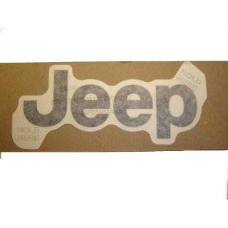 Jeep Wrangler Hood Decals 22.5 BLACK (1 PAIR)   Vinyl Decal/Sticker