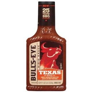 Bulls Eye Texas Style Regional Barbecue Sauce, 17.5 Ounce Bottles 