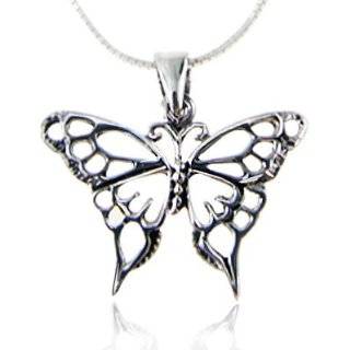  Oxidized Sterling Silver Celtic Butterfly Hook Earrings Jewelry