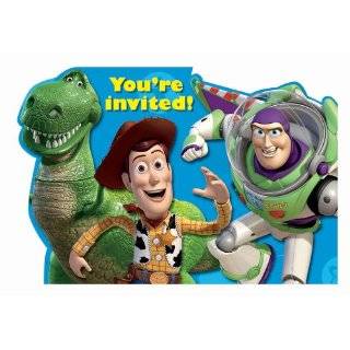   and Beyond 8 Ct Birthday Invitations   BUZZ LIGHTYEAR Toys & Games
