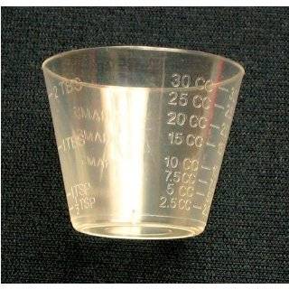 Medline Plastic Medicine Graduated Cups, 1 Ounce (Pack of 100)  