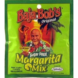 Baja Bobs Daiquiri Margarita Mix, Wild Strawberry, 2.1 Ounce Packets 