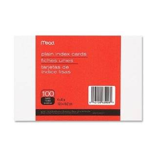  Oxford Ruled Index Cards, 4 x 6 Inches, White, 100 Pack 