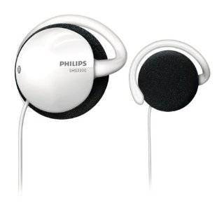 Philips Extra Bass Earclip Headphones SHS3300/28 (White)