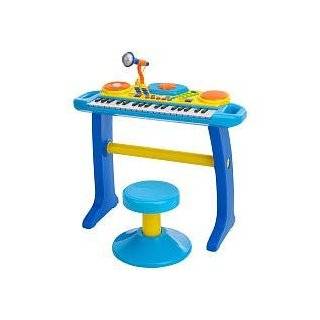   Light Up Keyboard with Stool AND 8 INSTRUMENT SOUNDS Toys & Games