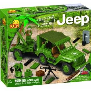 COBI Small Army Jeep Willys M3B Historical Replica with Mortor, 180 