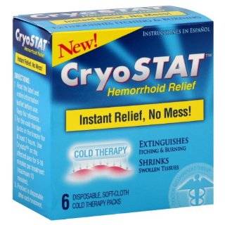 CryoStat Hemorrhoid Relief Cold Therapy Packs