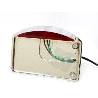 Side Mounted License Plate Assembly with Integrated LED Taillight and 