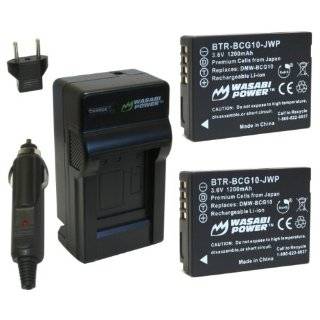   Power Battery and Charger Kit for Panasonic DMW BCG10, DMW BCG10E