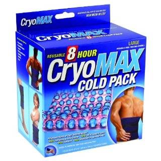  Cryo Max Reusable 8 Hour Cold Pack, Medium, 6 X 12, 1 