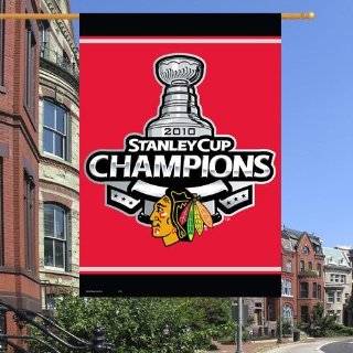   Blackhawks 2010 Stanley Cup Champions Vertical Flag 27x37 Banner