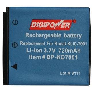 Digipower BP KD7001 Replacement Li Ion Battery for Kodak KLIC 7001 for 