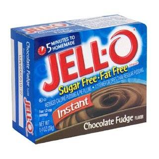 Jell O Sugar Free Instant Pudding & Pie Filling, Chocolate Fudge, 1.4 