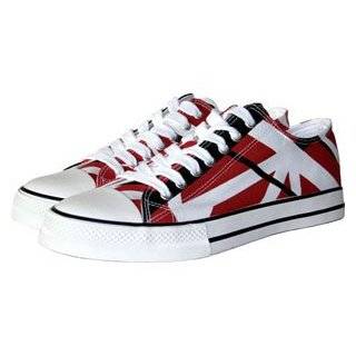  Eddie Van Halen EVH Red/Black/White Combo HIGH Top Sneaker 