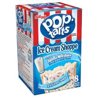 Pop Tarts, Frosted Strawberry Milkshake, 8 Count Tarts (Pack of 12 