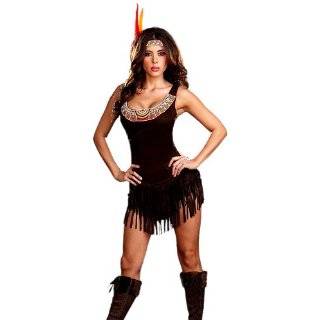 Native American Indian Costume Sexy Western Costumes Fringe Dress 